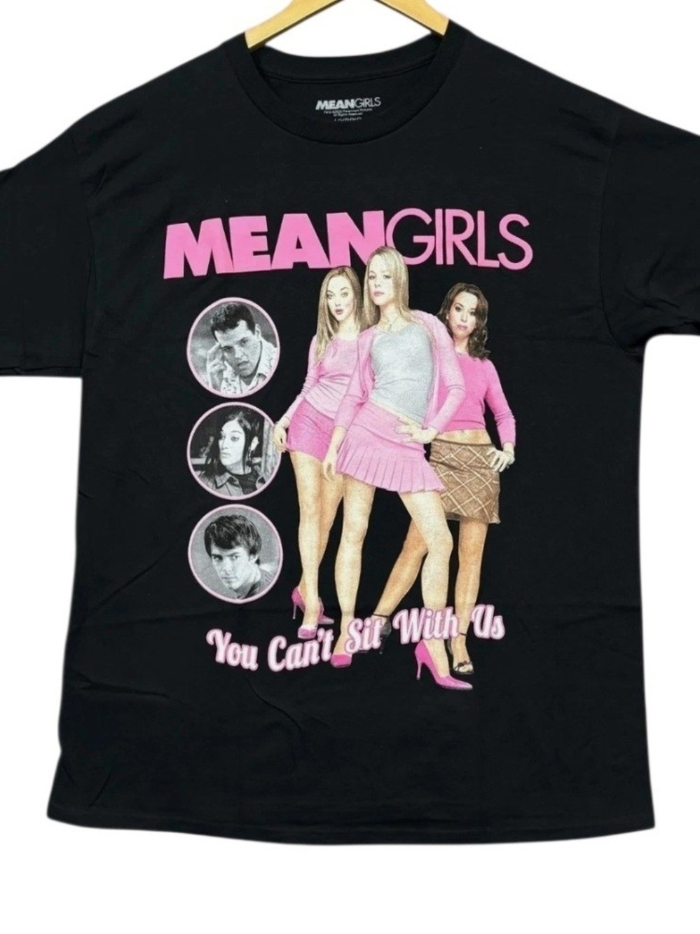 Mean Girls Graphic Tee NWT Sz S Women’s P2P 18-22 Pink Movie Tee